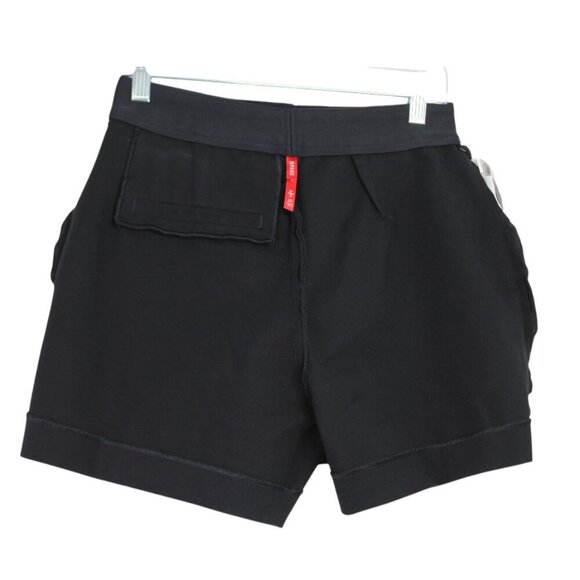 SPANX Black Polished High-Waist Pull On Classic Shorts Size Small - Picture 7 of 7